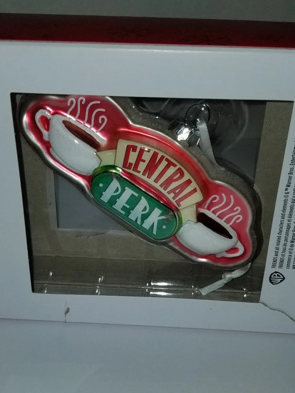 Friends Christmas Tree Ornament Classic Retro Central Perk Coffee Design